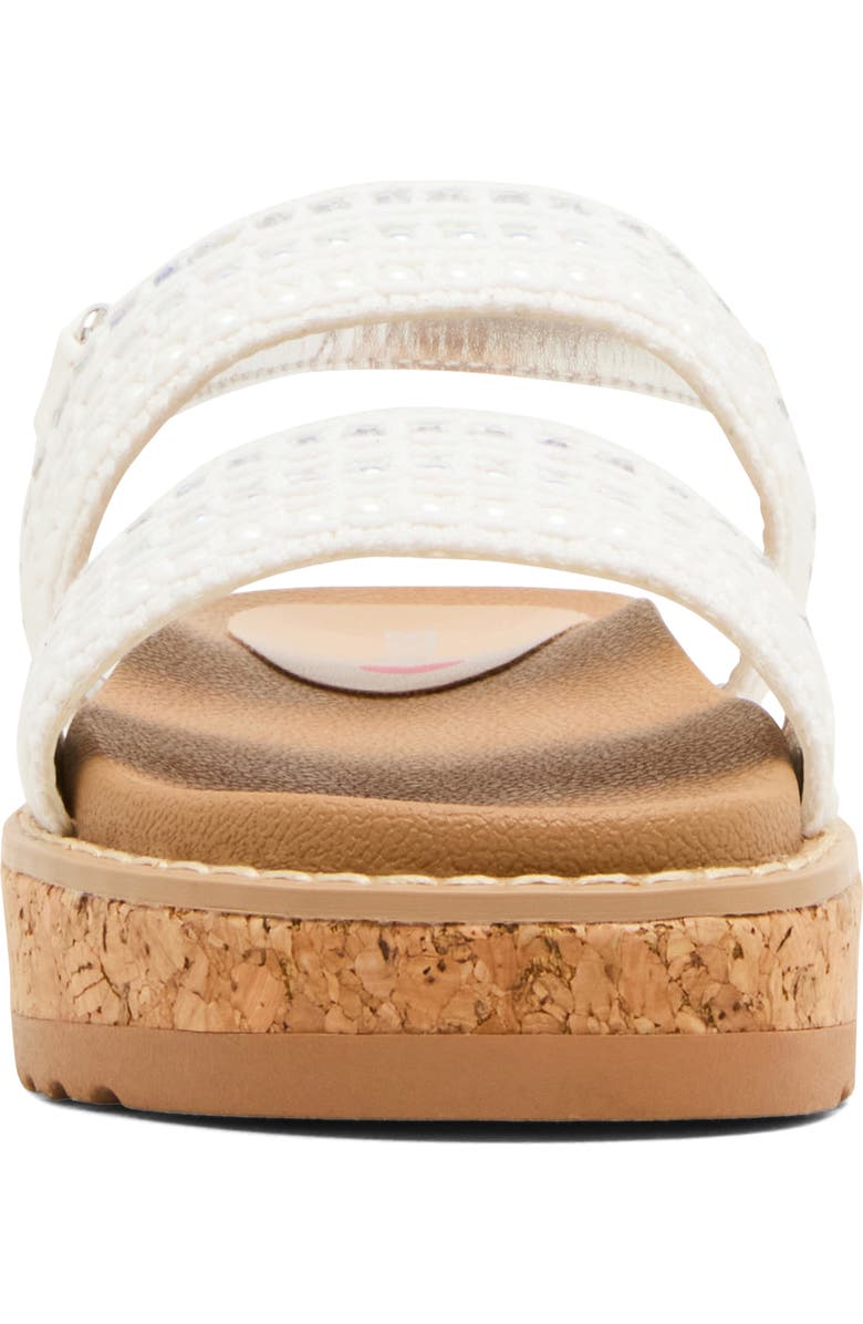 Steve Madden Kids' Rissa Platform Sandal, Alternate, color, White