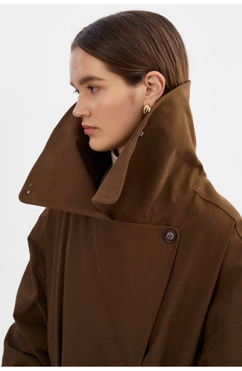 LAMARQUE Josephine | Oversized Trench Coat, Alternate, color, Brown