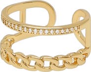 Ettika Cubic Zirconia Rope Ring