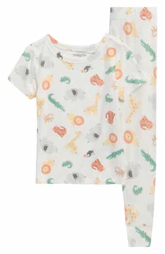 Printed Stretch Viscose Short Sleeve Pajama Set