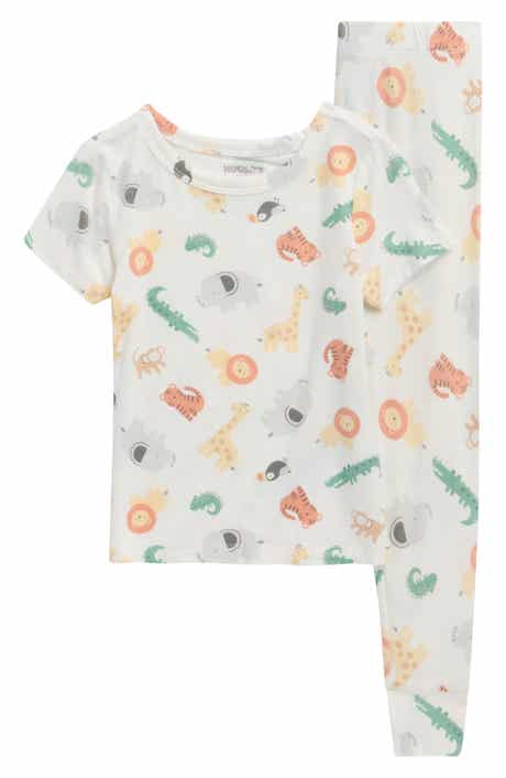 Printed Stretch Viscose Short Sleeve Pajama Set
