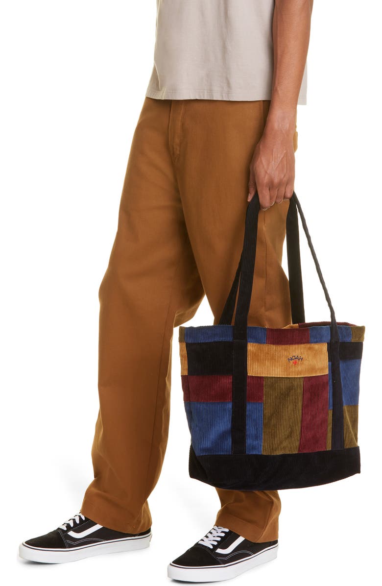 Baracuta x Noah Patchwork Corduroy Tote, Alternate, color,