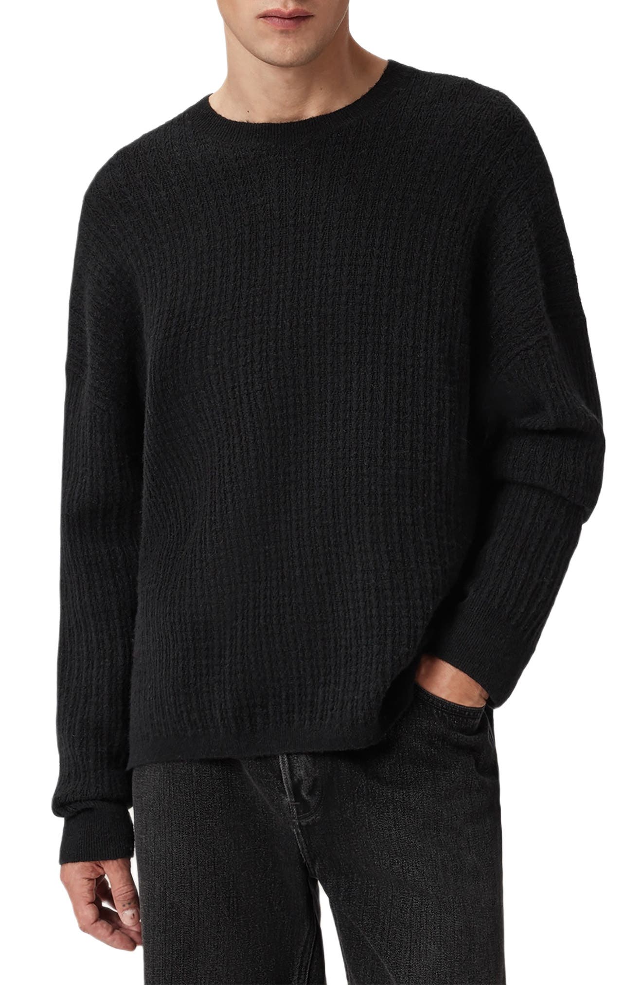 AllSaints Jakob Wool & Alpaca Blend Sweater