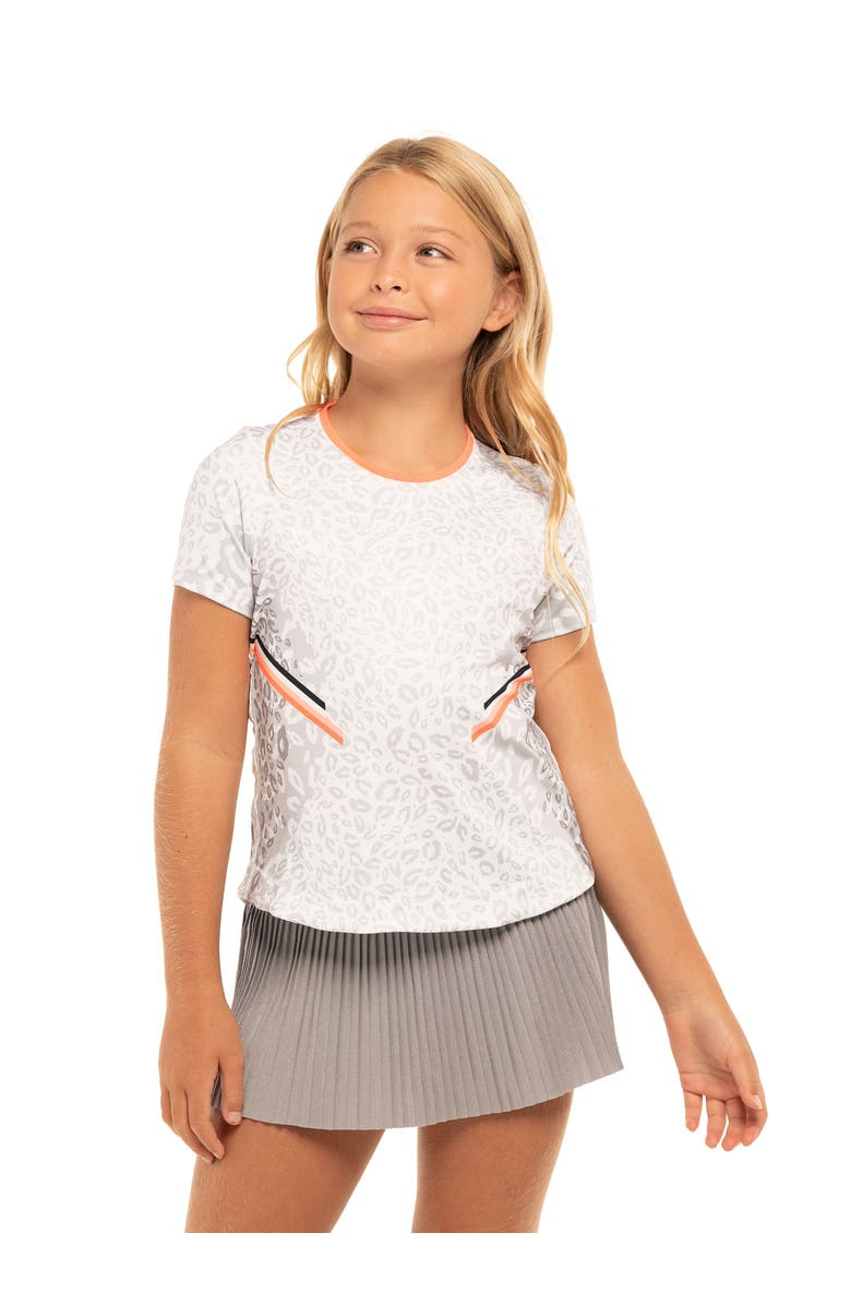 Lucky in Love Spark Pleated Skirt, Alternate, color, Silver