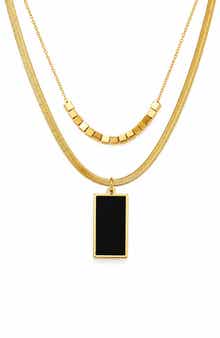 Layered Pendant Necklace