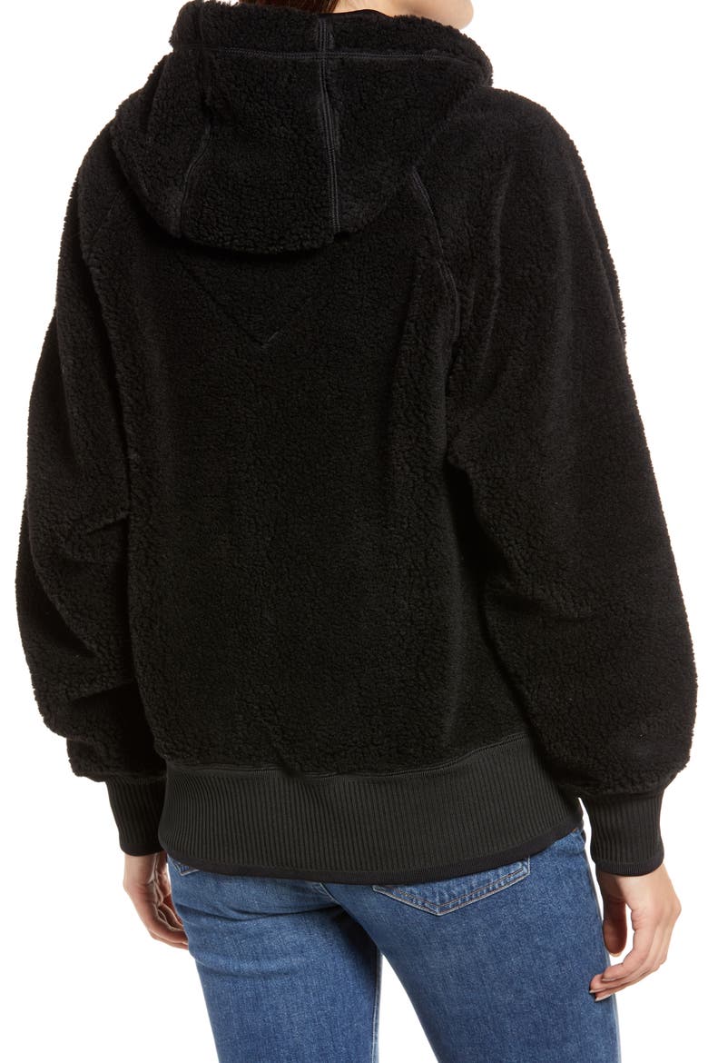 Simcoe Fleece Hoodie, Alternate, color, BLACK