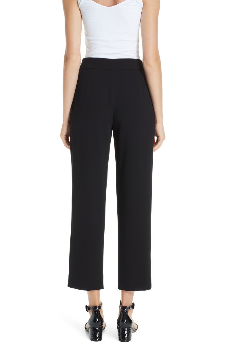 Emporio Armani Straight Crop Pants, Alternate, color, 
