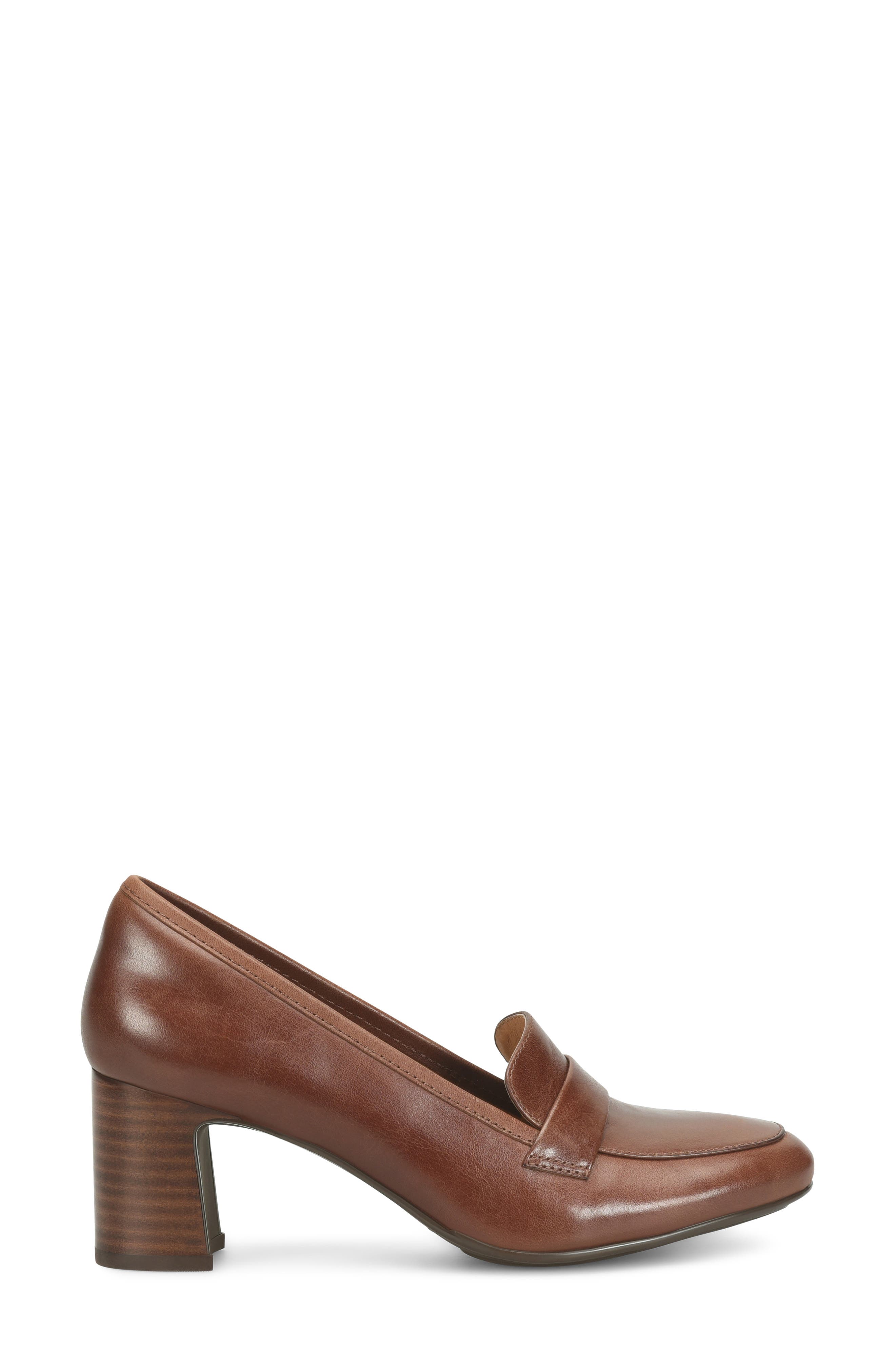 Amsterdam Loafer Pump, Alternate, color, COGNAC
