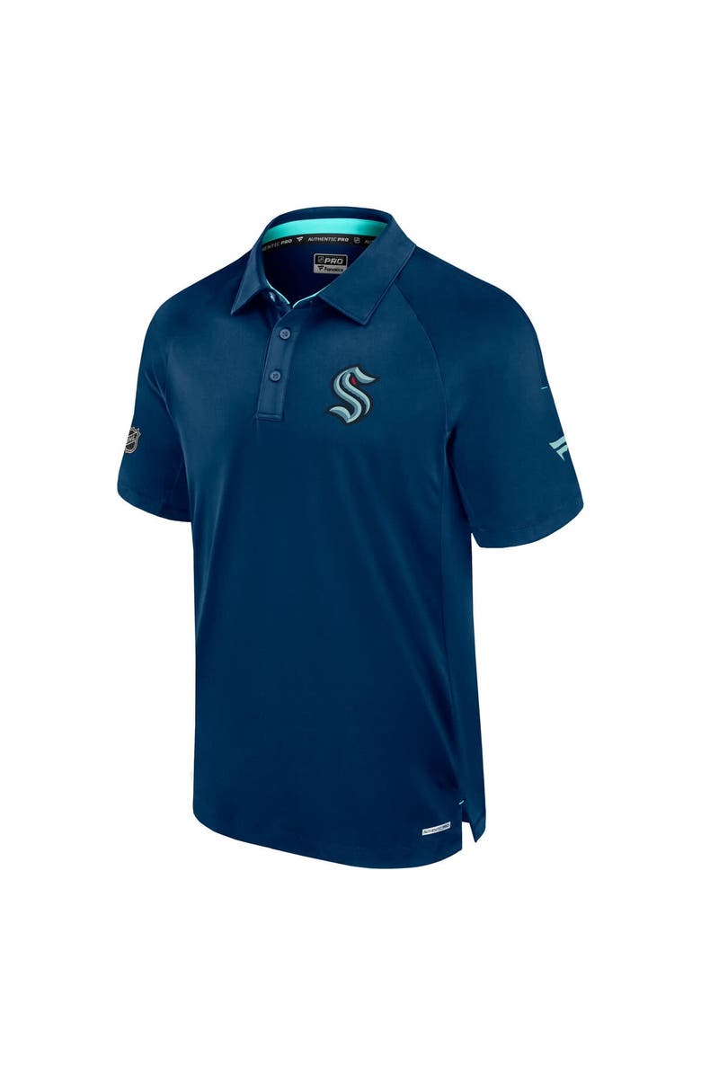 FANATICS Men's Fanatics  Navy Seattle Kraken Authentic Pro Rink Polo, Alternate, color, 