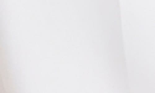 Kenneth Cole Satin High Rise Fly Front Double Pleated Wide Leg Pant In White