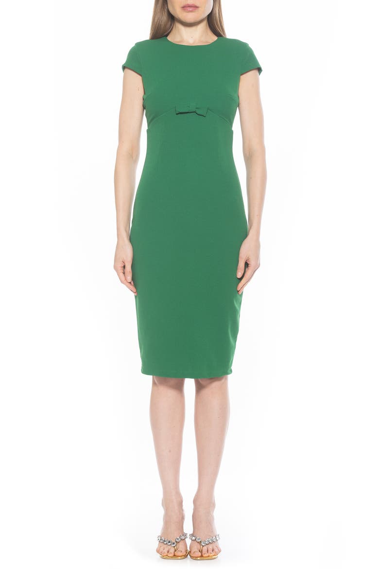 Evan Sheath Dress, Main, color, EMERALD