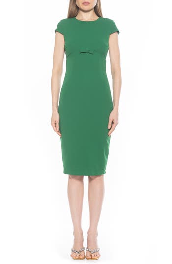 Alexia Admor Evan Sheath Dress In Green