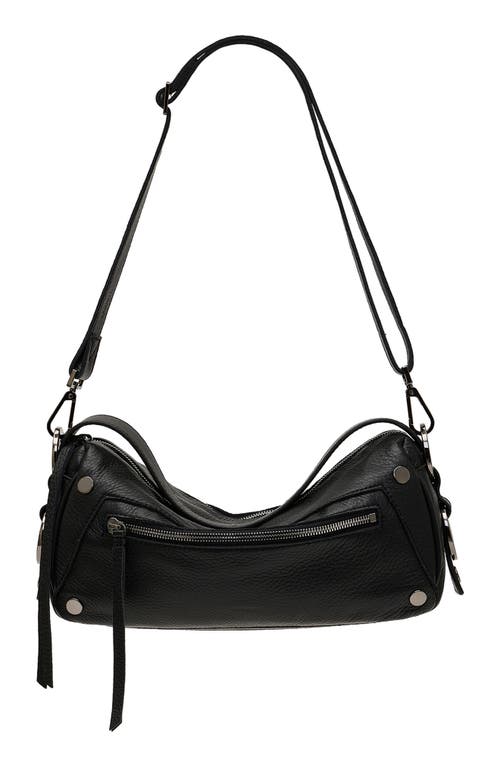 Hammitt Medium Doxie Leather Shoulder Bag In Black