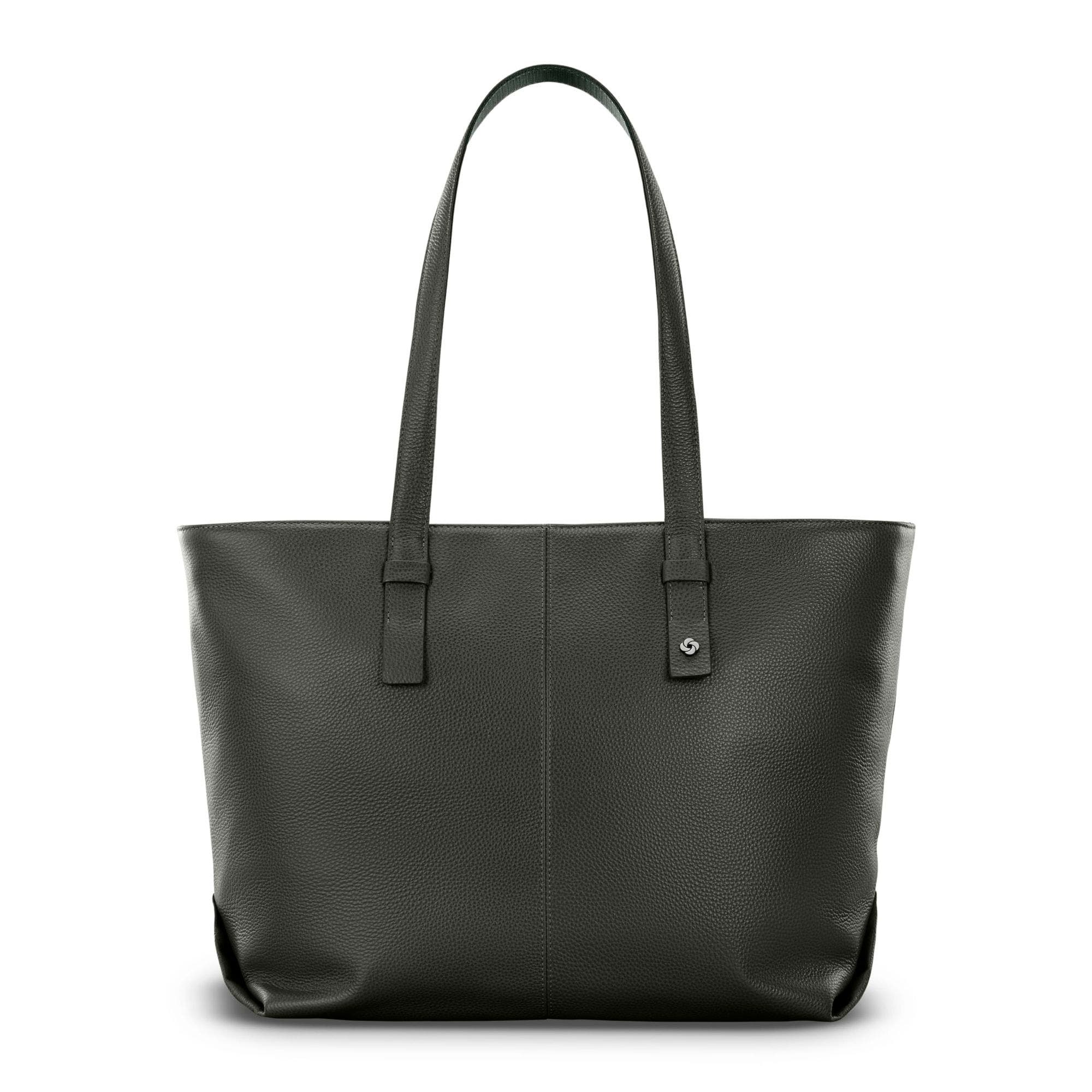 Mobile Solution 2 Leather Tote with Laptop Sleeve, Alternate, color, Olive