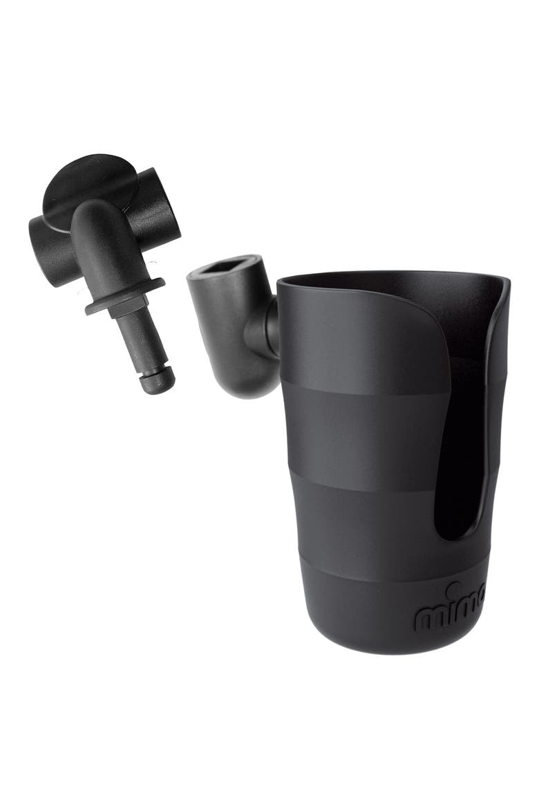 Miro Stroller Cup Holder, Main, color, BLACK