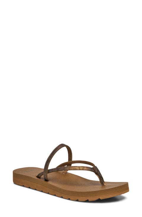Yoga Strappy Leather Sandal