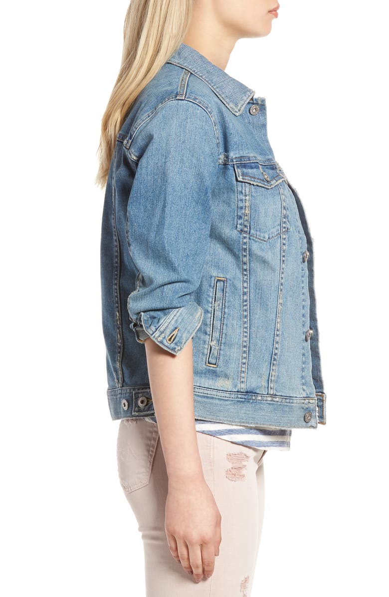 AG The Nancy Boyfriend Denim Jacket, Alternate, color,