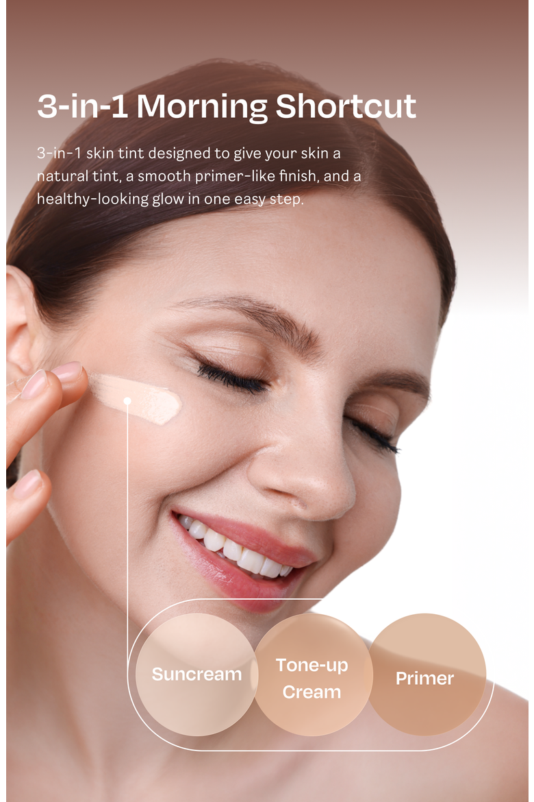 Dewy Glow Skin Tint Honey, Alternate, color, White