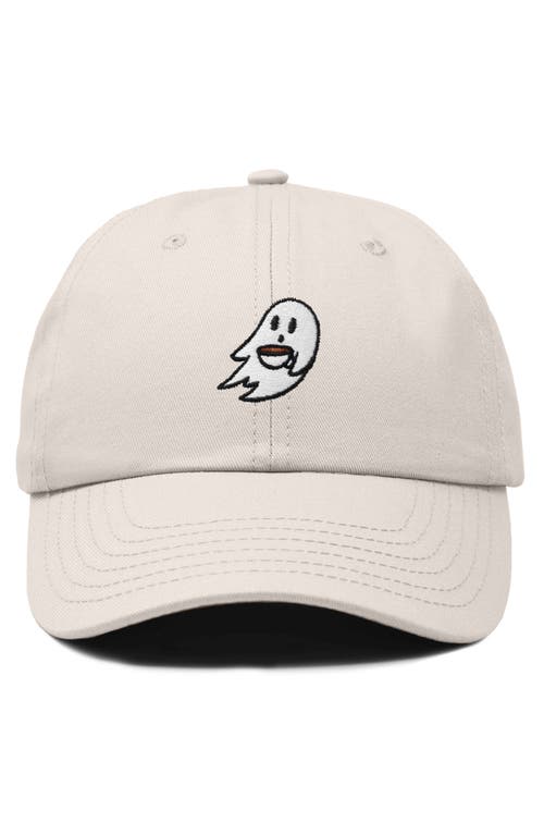 DALIX DALIX COFFEE GHOST EMBROIDERED HAT 