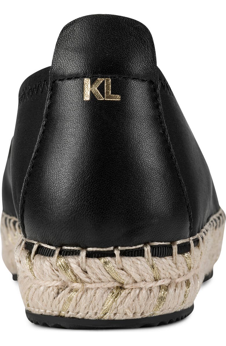 KARL LAGERFELD PARIS Michaela Bonjour Espadrille, Alternate, color, Black