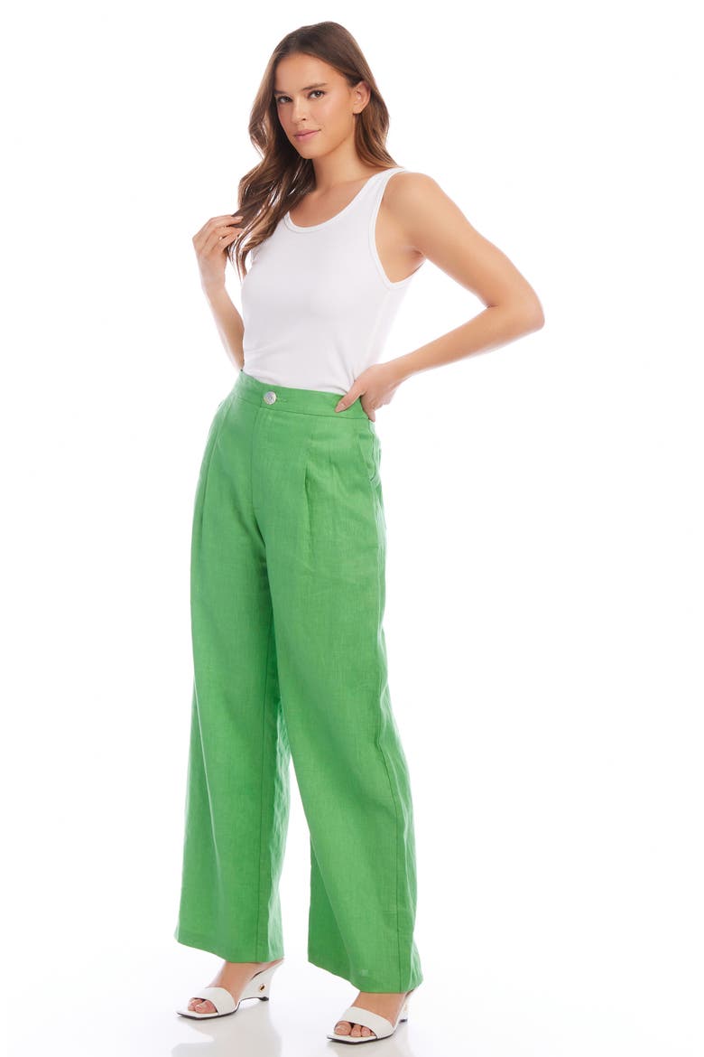 Miles Wide Leg Pants, Alternate, color, JADE
