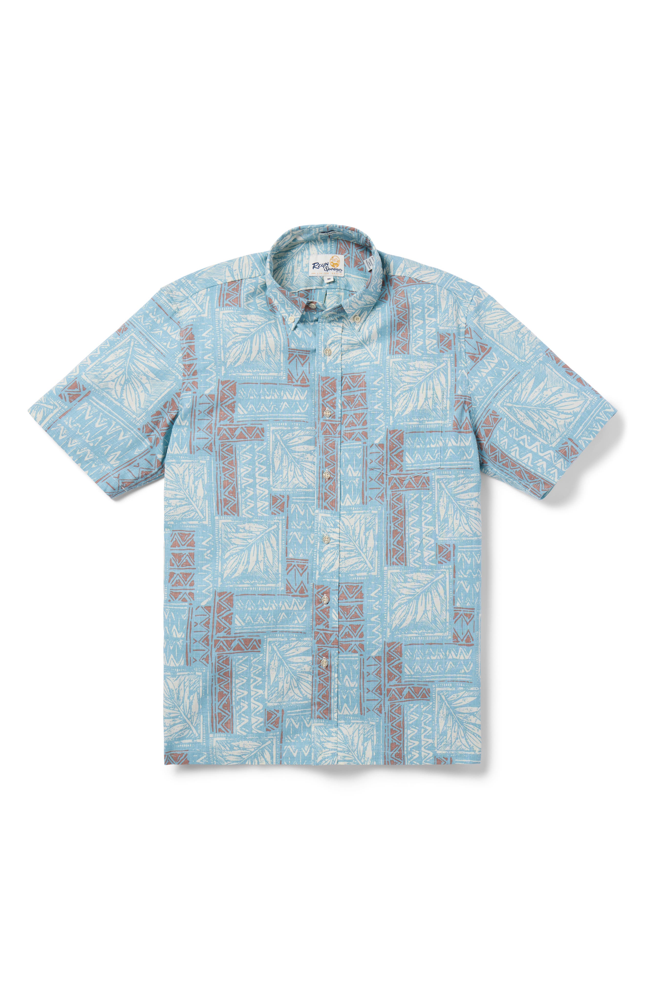 Reyn Spooner Dusty Fronds Classic Fit Short Sleeve Button-Down Shirt