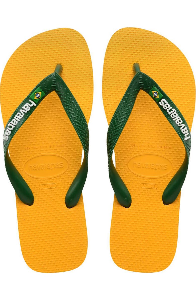 Havaianas Brazil Logo Flip Flop, Alternate, color,