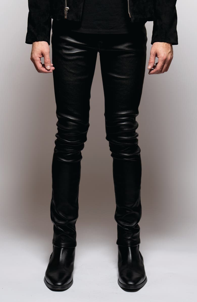 Monfrère Noir Straight Leg Leather Pants, Alternate, color, 