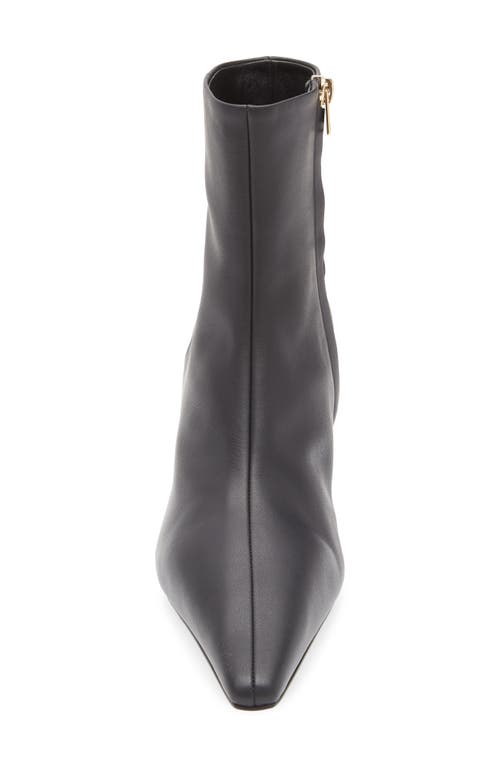 Marni Black Leather Ankle Boots Black In Black