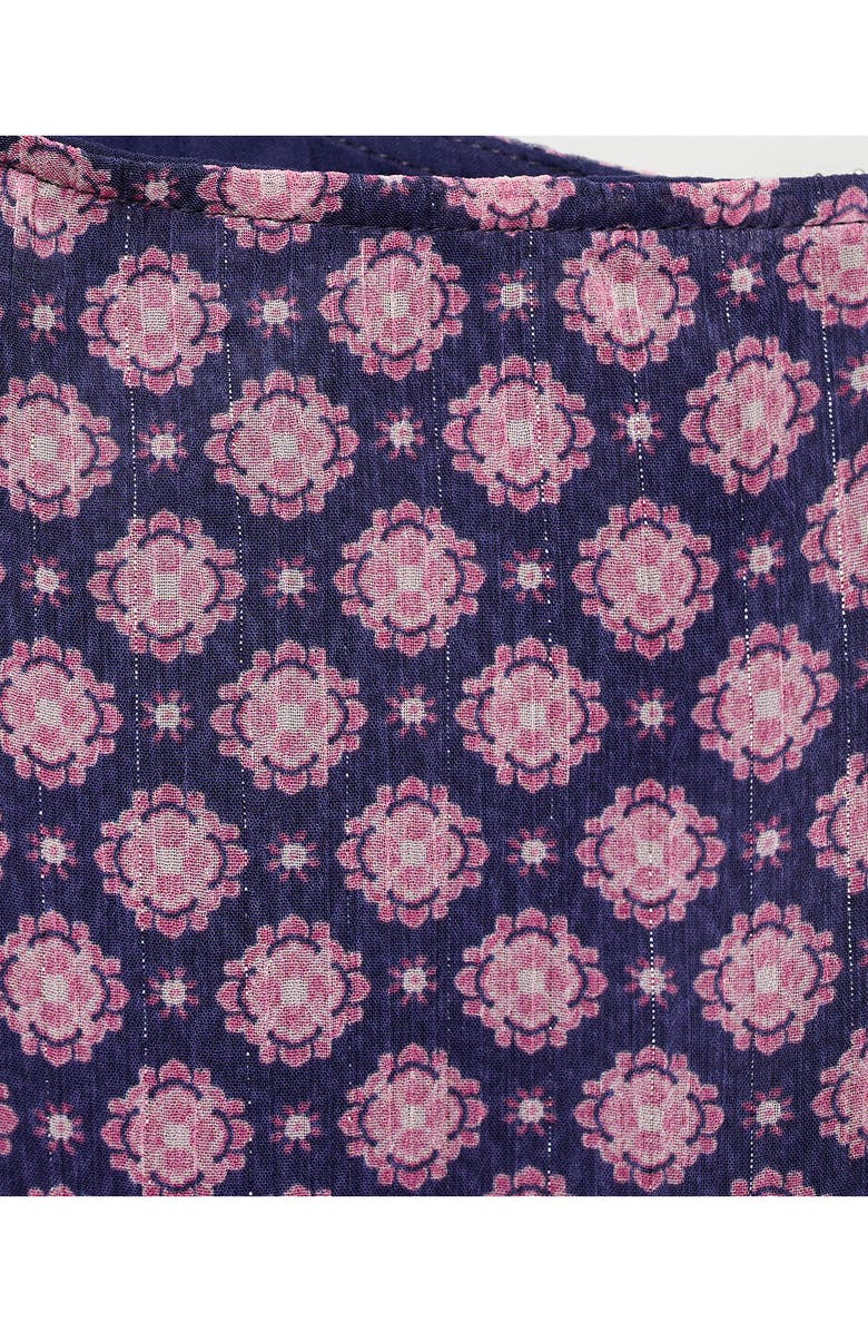 MANGO TEEN Asymmetric One Shoulder Top, Alternate, color, Maroon