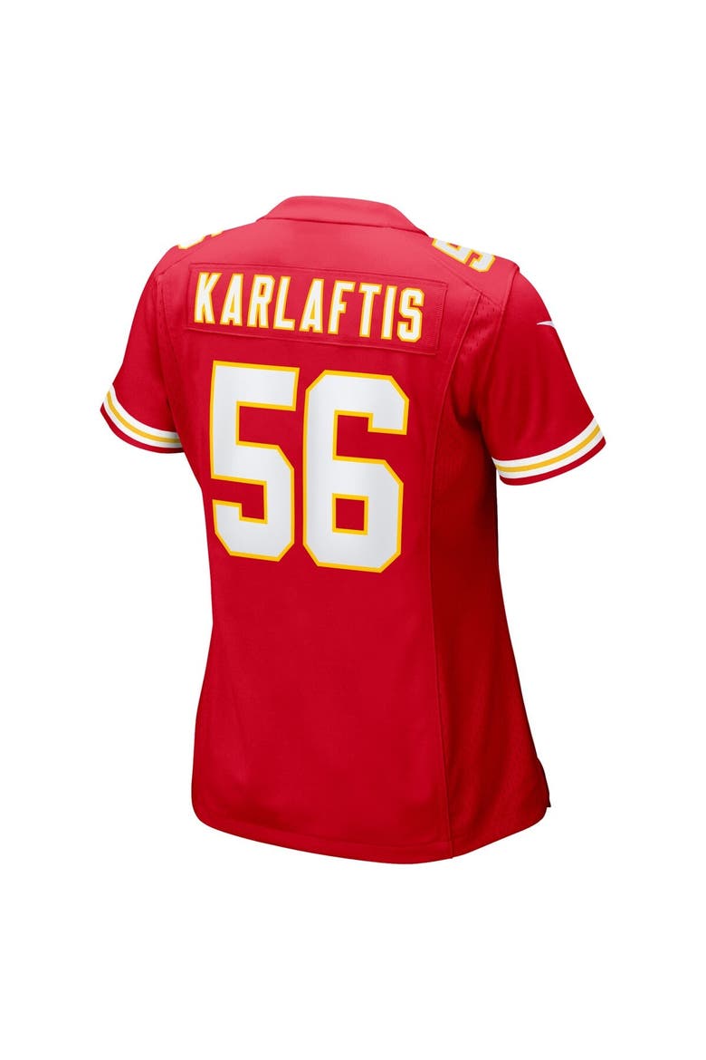 Women's Nike George Karlaftis Red Kansas City Chiefs Game Player Jersey, Alternate, color, Red