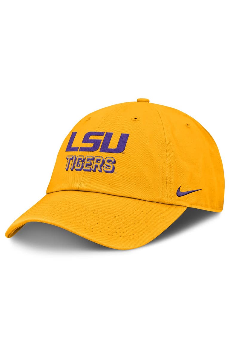 Nike Men's Nike Gold LSU Tigers 2025 On-Field Club Adjustable Hat, Main, color, Gold
