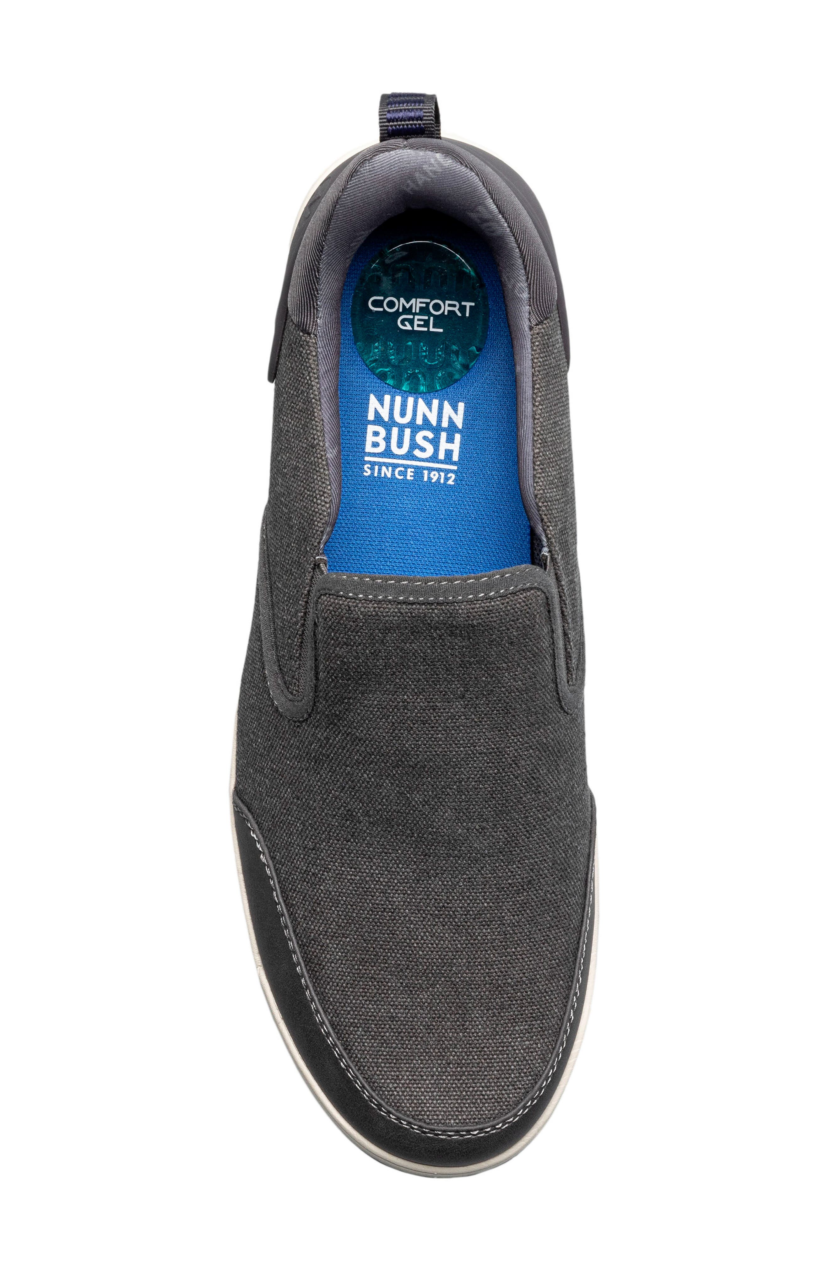 NUNN BUSH City Walk EZ Slip-On Sneaker, Alternate, color, Canvas Cement