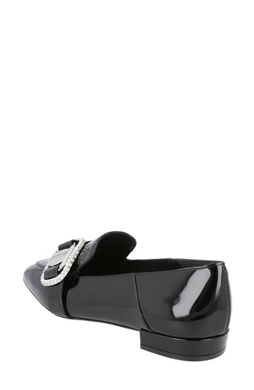 Ferragamo Wang 10 Patent Leather Loafers In Black