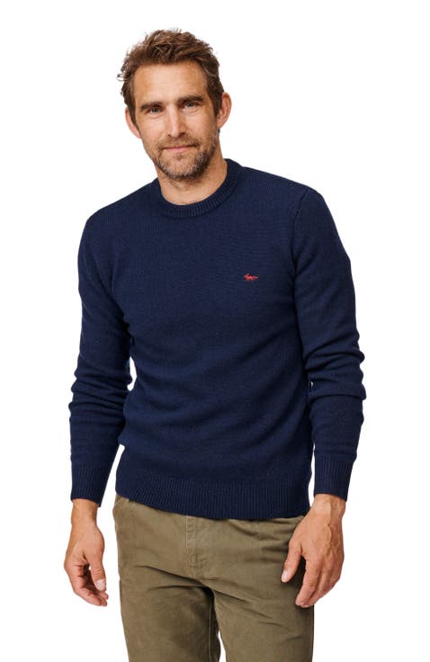 Phillips Lambswool Crew Neck Sweater
