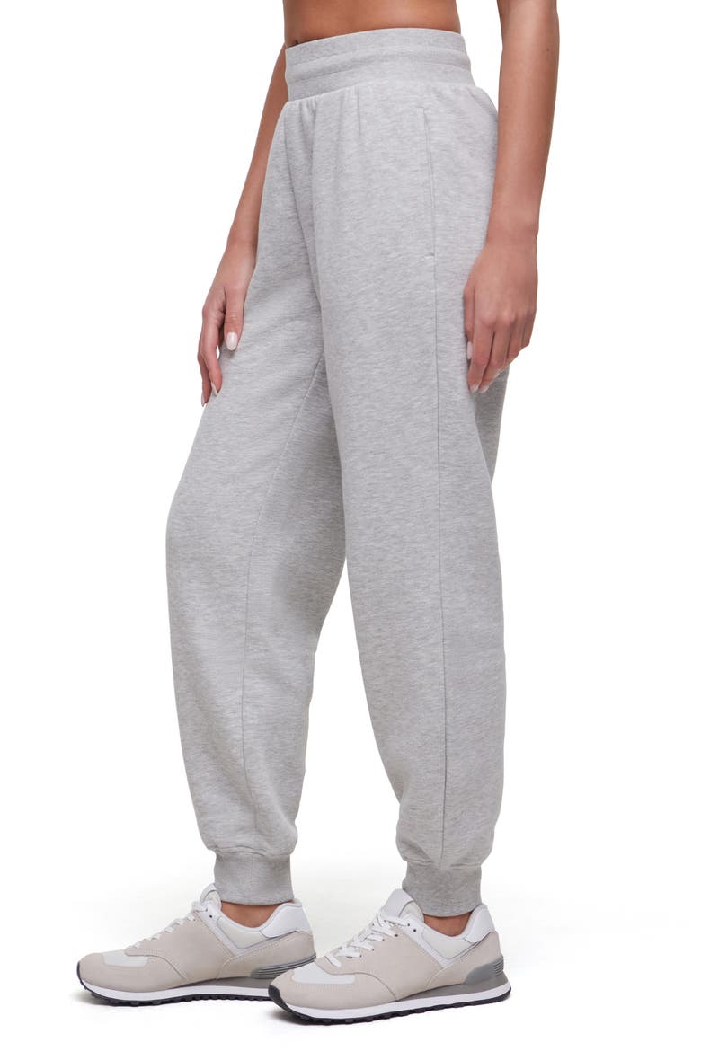 Mara High Waist Sweatpants, Alternate, color, HEATHER GREY