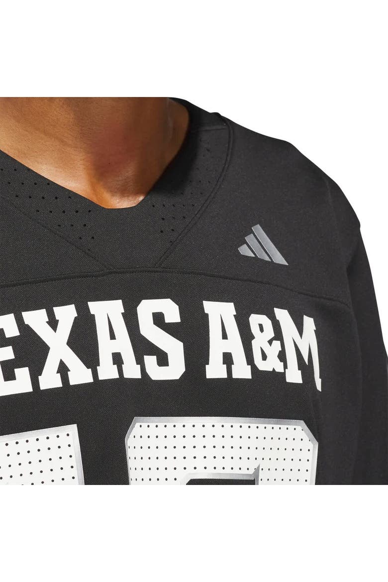 Men's adidas  Black Texas A&M Aggies Alternate Premier Strategy Jersey, Alternate, color, Black