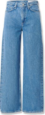 rag & bone Logan Mid Rise Wide Leg Jeans