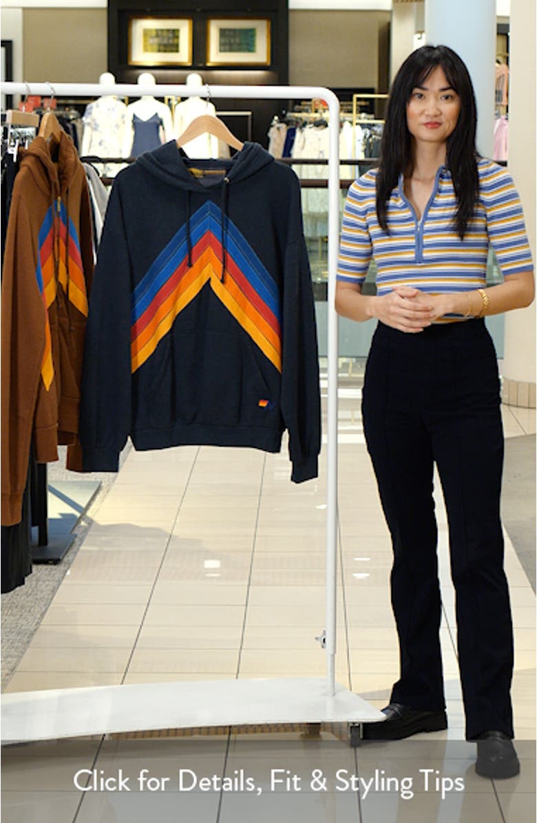 Mountain Stitch Chevron Hoodie, sales video thumbnail