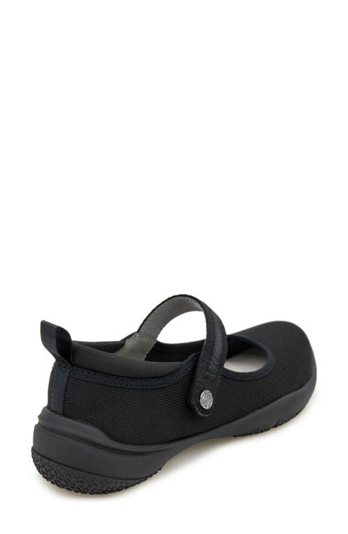 Jbu Women's Summer Mary Jane Flat Shoe In Black