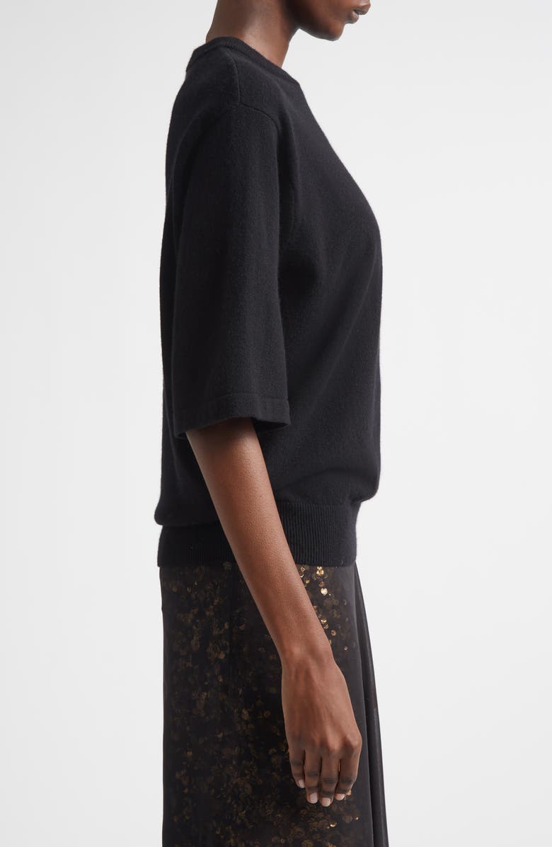 Michael Kors Collection Cashmere Sweater, Alternate, color, Black