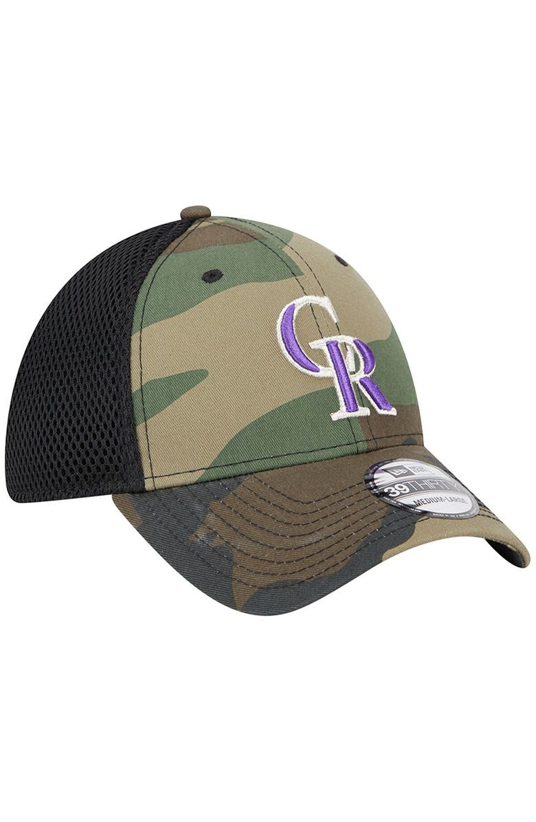 New Era Men's New Era Camo Colorado Rockies Team Neo 39THIRTY Flex Hat, Alternate, color, Camo