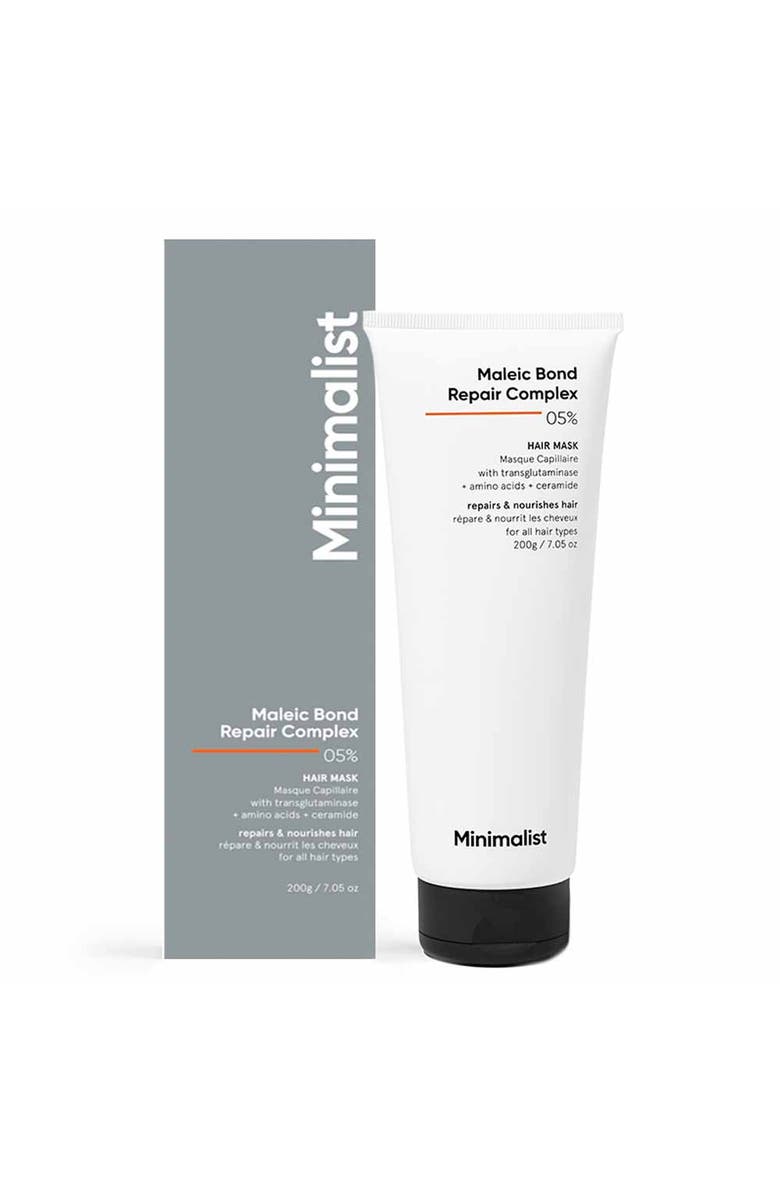 Minimalist Maleic Bond Repair Complex 05% Hair Mask, Main, color,