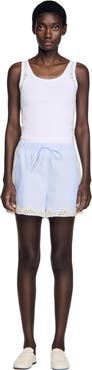 SANDRO Lace detail shorts