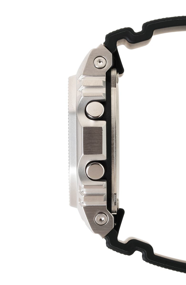 G-SHOCK G-Steel 5600 Series GM-5600M-1 Digital Resin Strap Watch, 49.6mm x 43.2mm, Alternate, color, Black