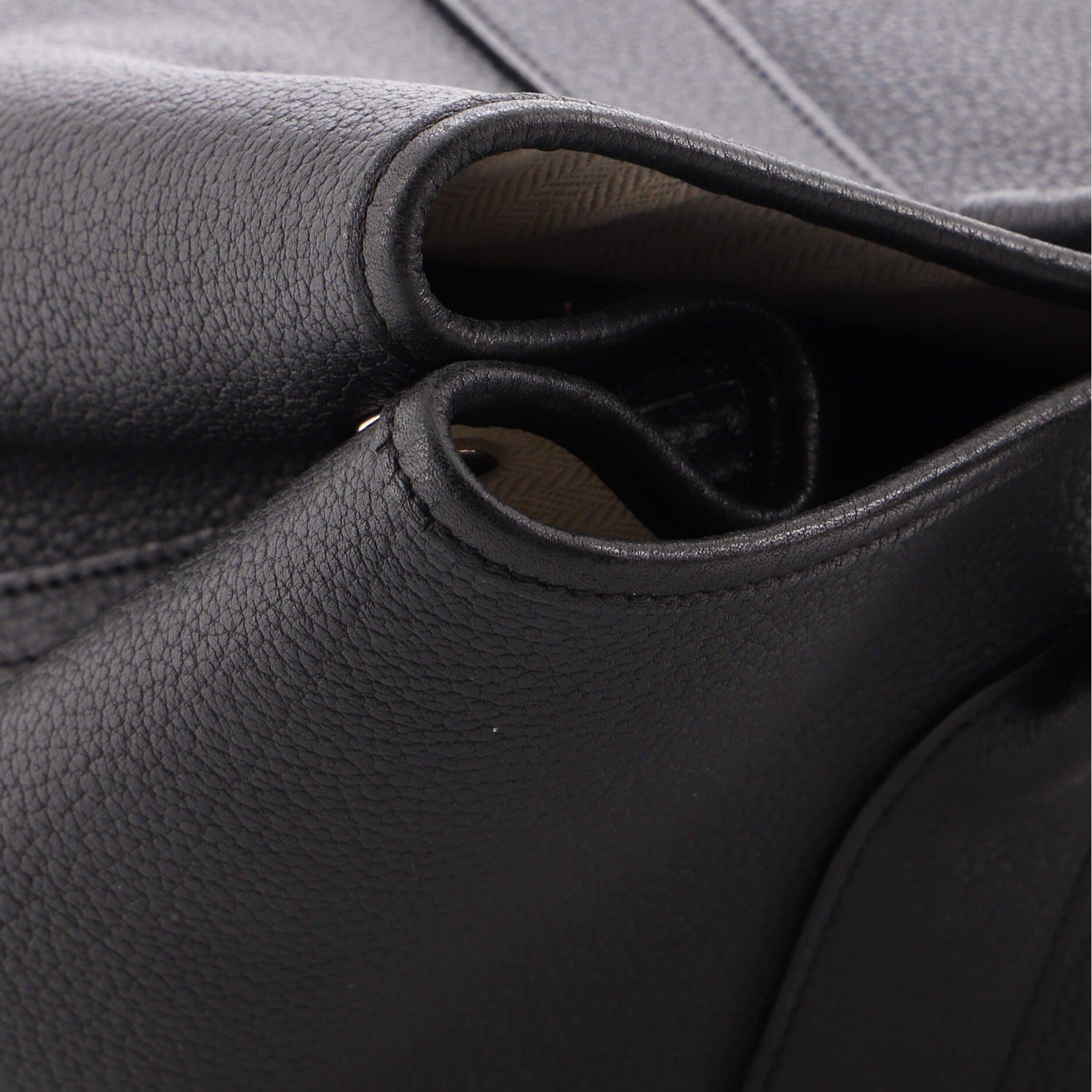 Garden Party Tote Leather 36, Alternate, color, Black