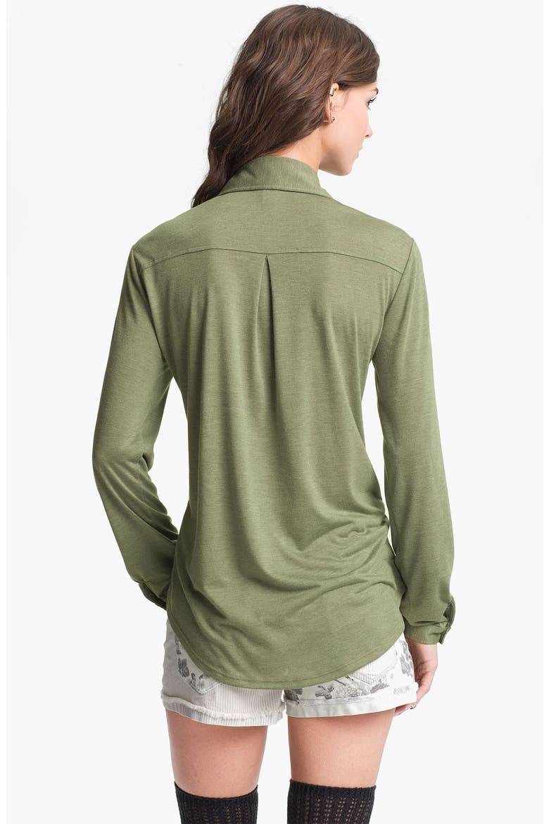 Knit Shirt, Alternate, color, EVERGREEN