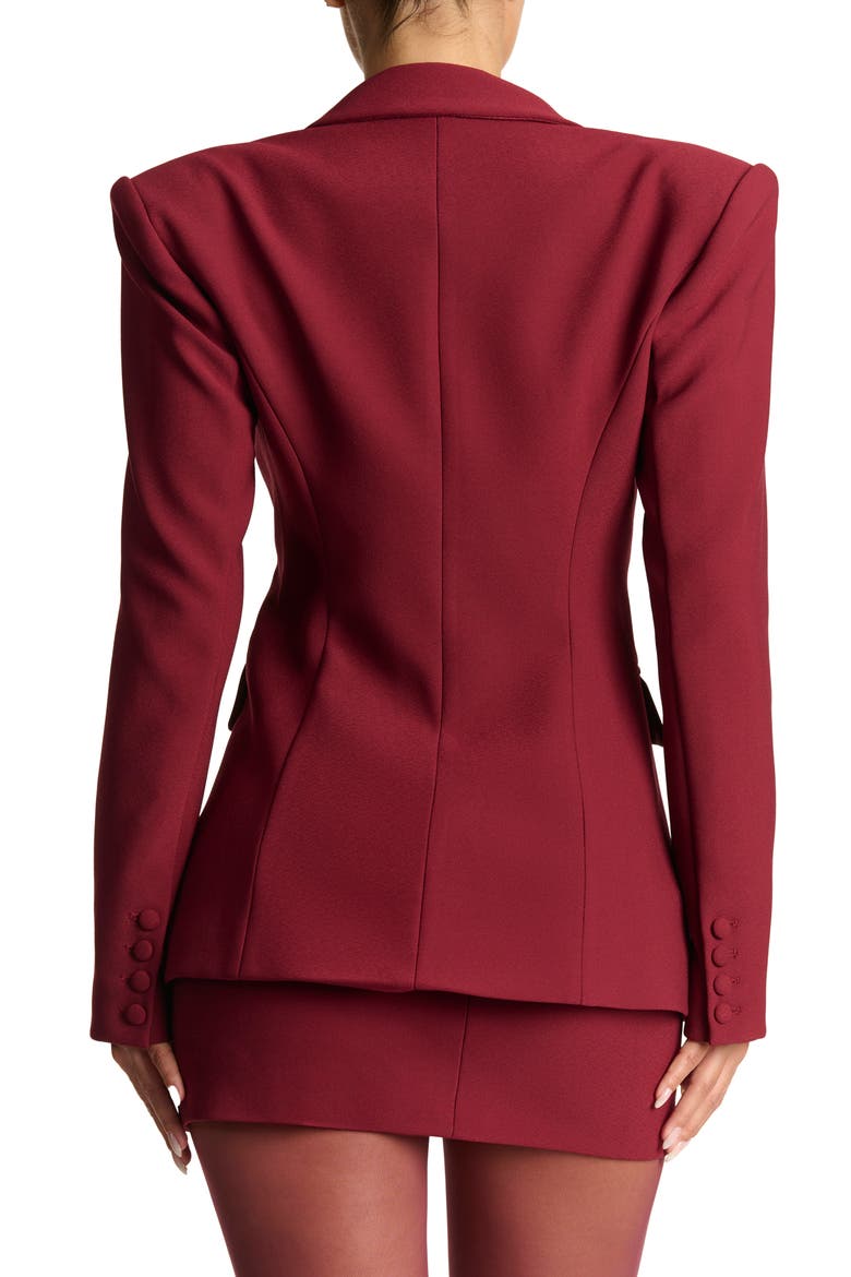 Fitted Blazer, Alternate, color, CABERNET