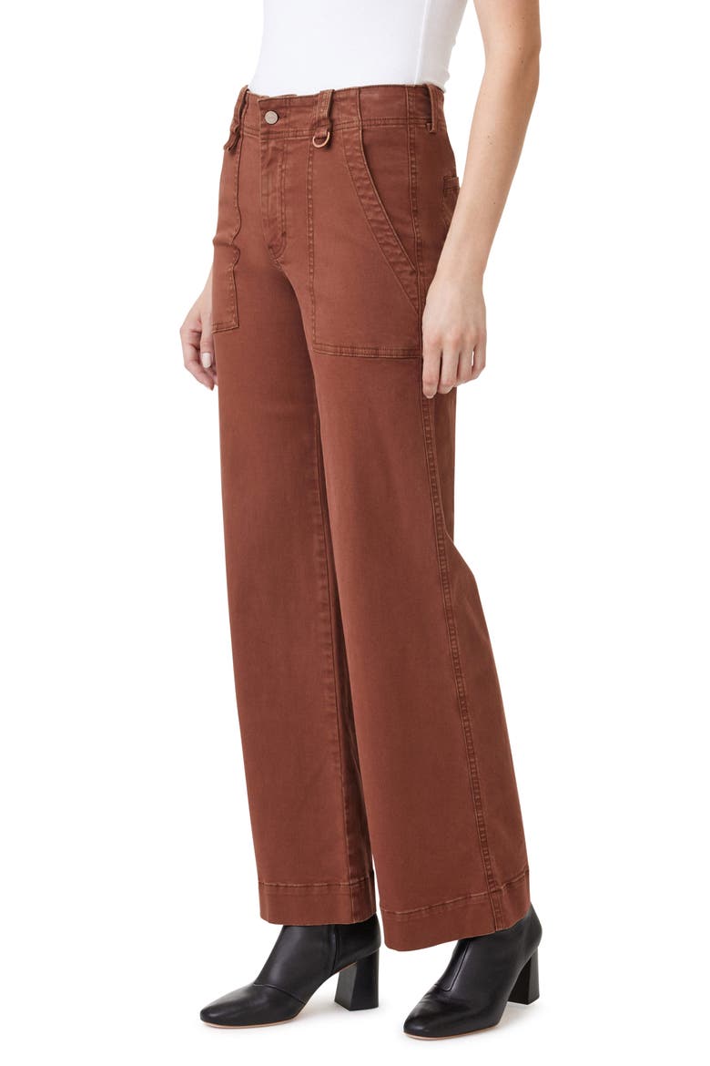 Utility Wide Leg Jeans, Alternate, color, BASSWOOD