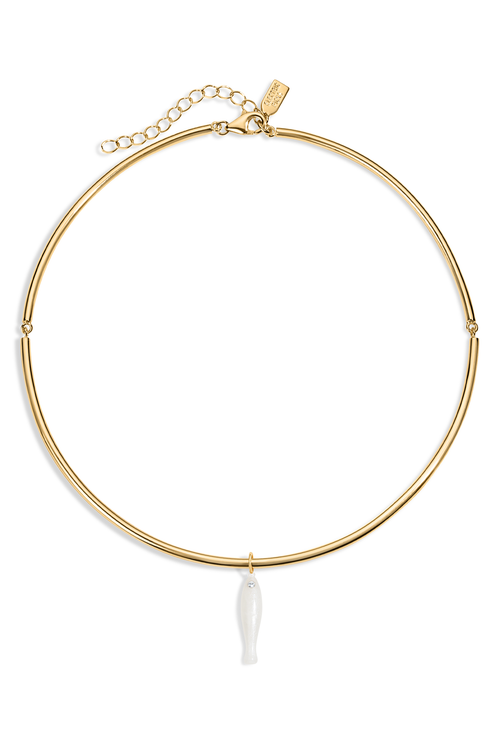 Electric Picks Cabana Collar Necklace in Gold at Nordstrom